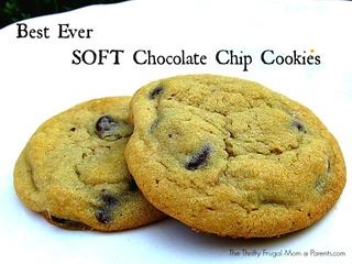 Best Ever Soft Chocolate Chip Cookies | The Thrifty Frugal Mom