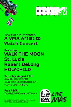 A VMA Artist to Watch Concert RSVP - AVALON Hollywood