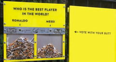 Vote With Your Butt - Here's A Genius Idea To Stop People From Littering Cigarettes
