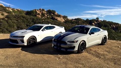 ​Ford Shelby GT350 Vs. Chevy Camaro SS: Video Throwdown