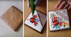 Hungarian Chef Turns Ordinary Cookies Into Stunning Embroidery-Inspired Art | Bored Panda