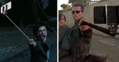 Someone Is Replacing Guns With Selfie Sticks In Famous Movie Scenes (15+ Pics) | Bored Panda