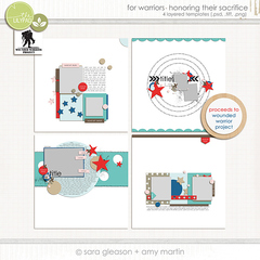 The Lilypad :: Templates :: For Warriors by Sara Gleason and Amy Martin