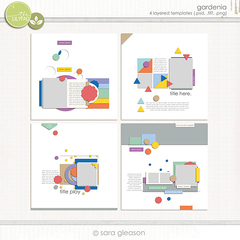 The Lilypad :: Templates :: Gardenia by Sara Gleason