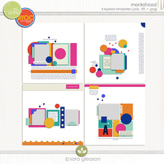 Scrapbooking Page Design Templates by Sara Gleason