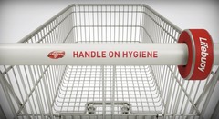 Device sanitizes shopping cart handles in between uses | Springwise