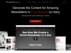 NewsletterBreeze: Newsletter content with automated content gathering & curation