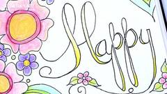 Adult Coloring Video + Free Printable + Giveaway - Smitha Katti