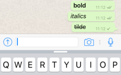 How to add bold, italics and strikethroughs to your WhatsApp messages