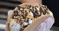 Ice Cream Tacos from CREAM Los Angeles (VIDEO)
