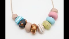 How to Make Polymer Clay Beads - YouTube
