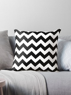 "Black Lodge - Twin Peaks" Throw Pillows by wadekording | Redbubble