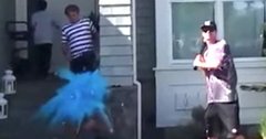 Gender Reveal Goes Wrong When Grandpa Takes An Exploding Pitch To The Face