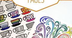 (1) Free printable COFFEE coloring pages for adults