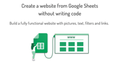 Sheet2Site: Website Builder Using Google Sheets