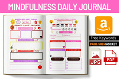 MINDFULNESS DAILY JOURNAL 2022 Graphic by KDP Pro Team · Creative Fabrica