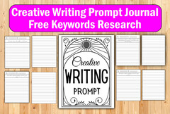 Creative Writing Prompt Journal KDP Graphic by KDP Pro Team · Creative Fabrica
