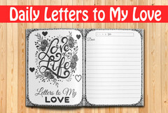 Daily Letters to My Love KDP Interiors Graphic by KDP Pro Team · Creative Fabrica