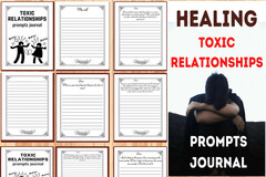 Toxic Relationships Prompts Journal Graphic by KDP Pro Team · Creative Fabrica