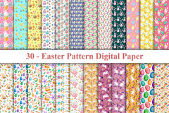 Easter Pattern Digital Paper Graphic by Best Bundle · Creative Fabrica