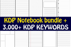 Printable KDP Notebook Paper Bundle Graphic by KDP Pro Team · Creative Fabrica