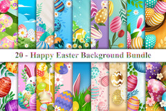 Easter Background Set Graphic by Best Bundle · Creative Fabrica