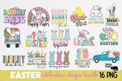 Easter Sublimation Designs Bundle Graphic by Lazy Cat · Creative Fabrica