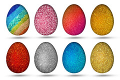Glitter Easter Egg Graphic by Best Bundle · Creative Fabrica